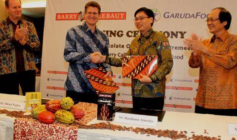 Signing of agreement with GarudaFood