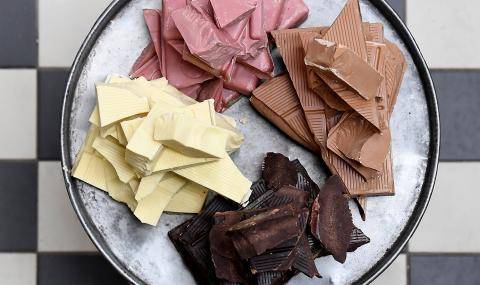 Barry Callebaut Ruby Milk Dark and White chocolate