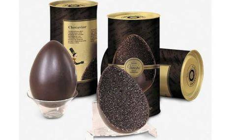 Easter egg with “caviar” decoration made from our granella - Easter decorations