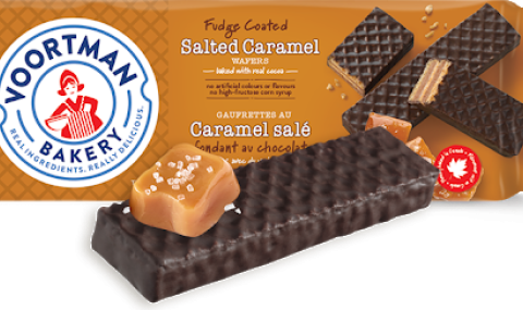 Voortman Bakery salted caramel wafers