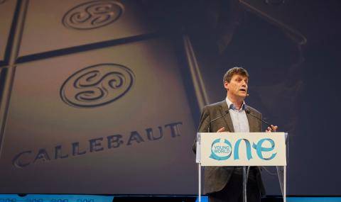 Antoine de Saint-Affrique speaking at One Young World summit in Ottawa/Canada 2016