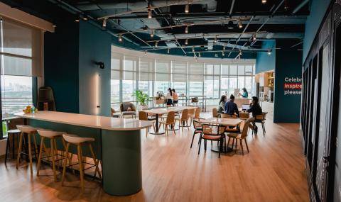 Office interior of the Asia Pacific Business Excellence Center