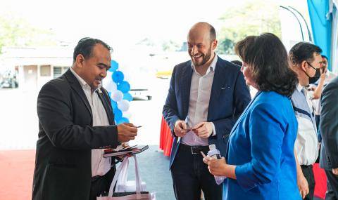 The groundbreaking ceremony of the new state-of-the-art cocoa bean warehouse was held on 18 May 2023