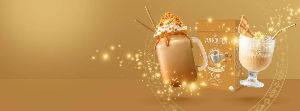Van Houten Gold chocolate drink powder