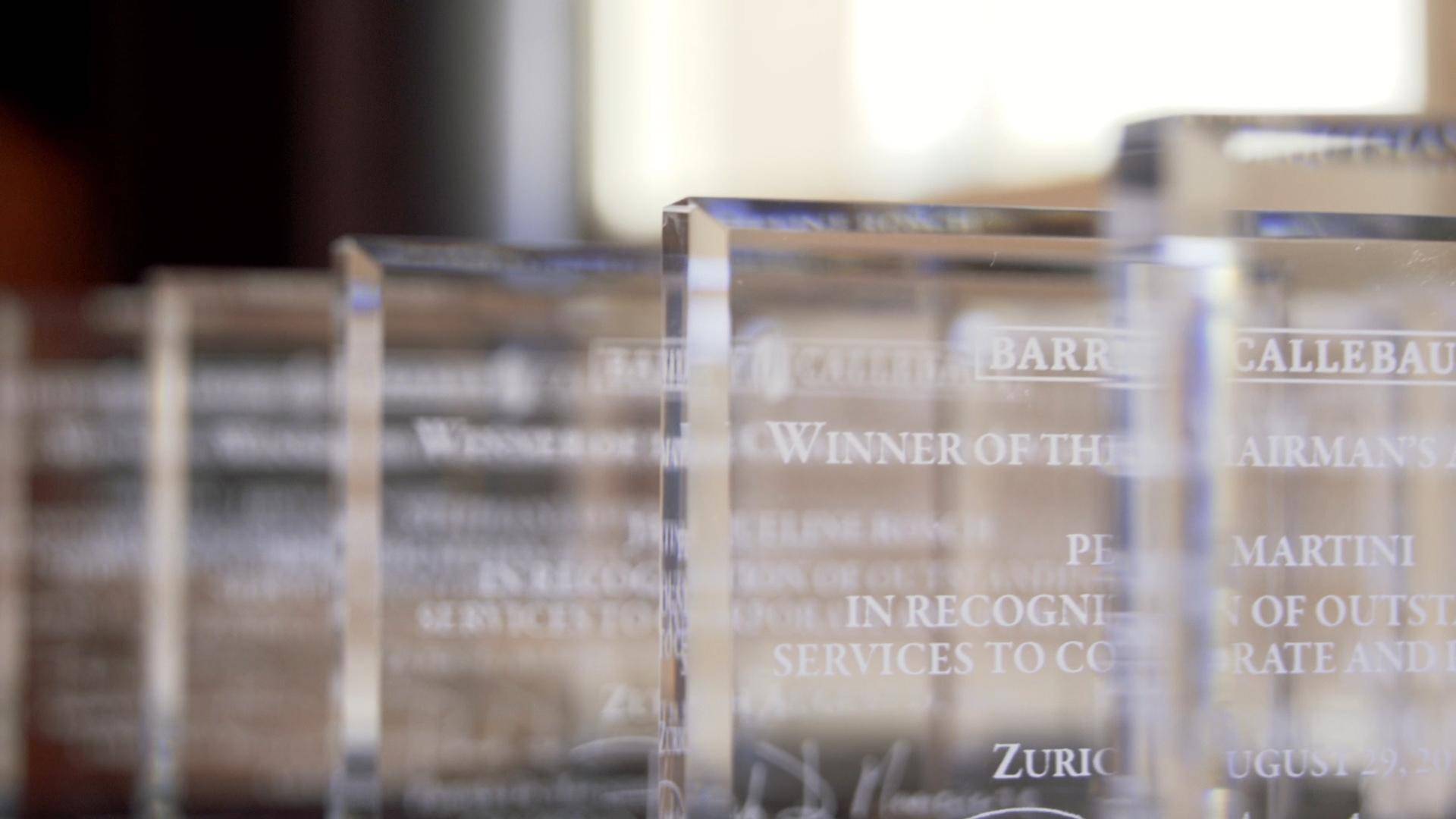 Barry Callebaut Chairmans Award 2020