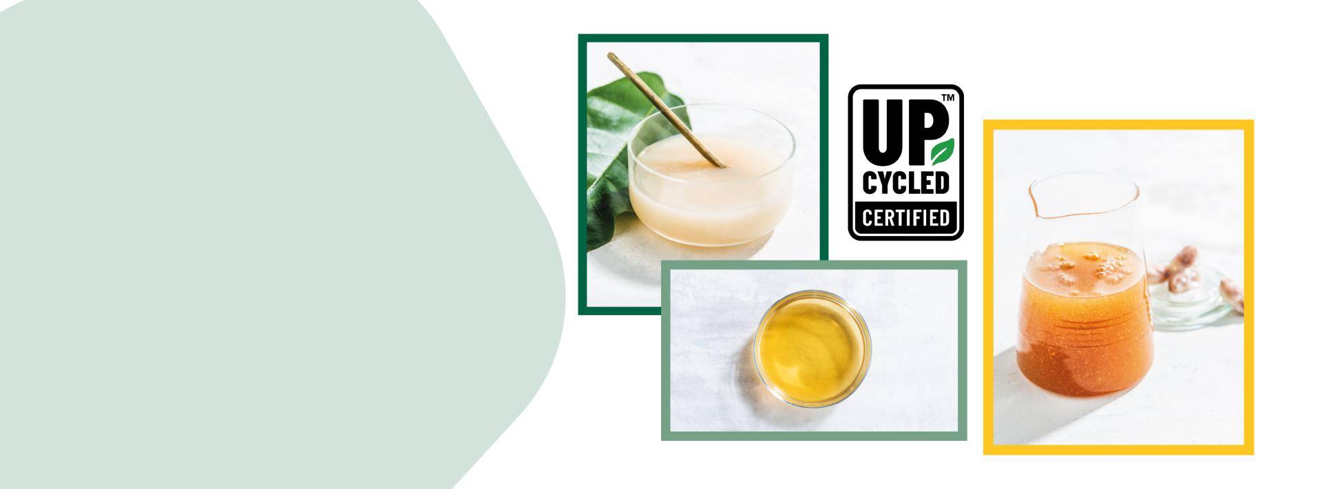 header upcycled certified ingredients