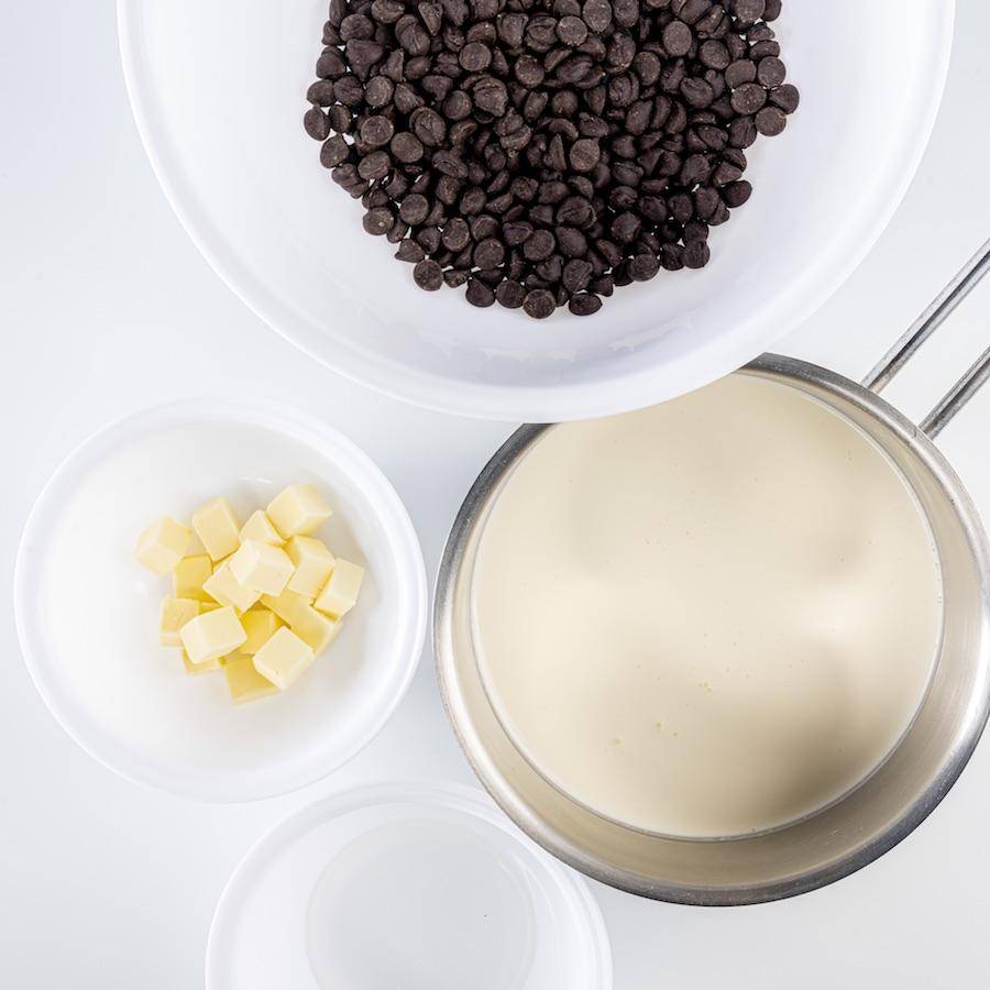 Receta ganache de chocolate