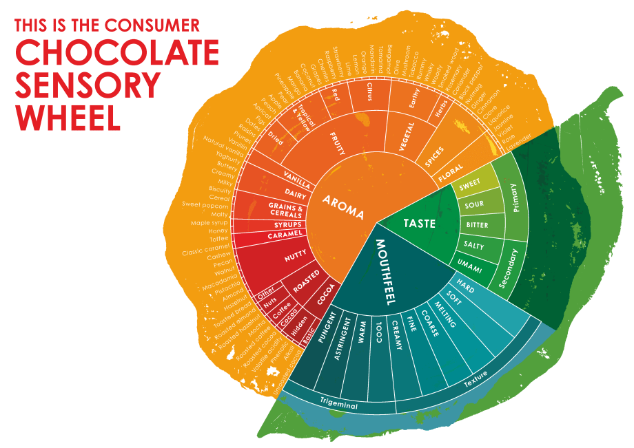 Barry Callebaut Chocolate Sensory Wheel