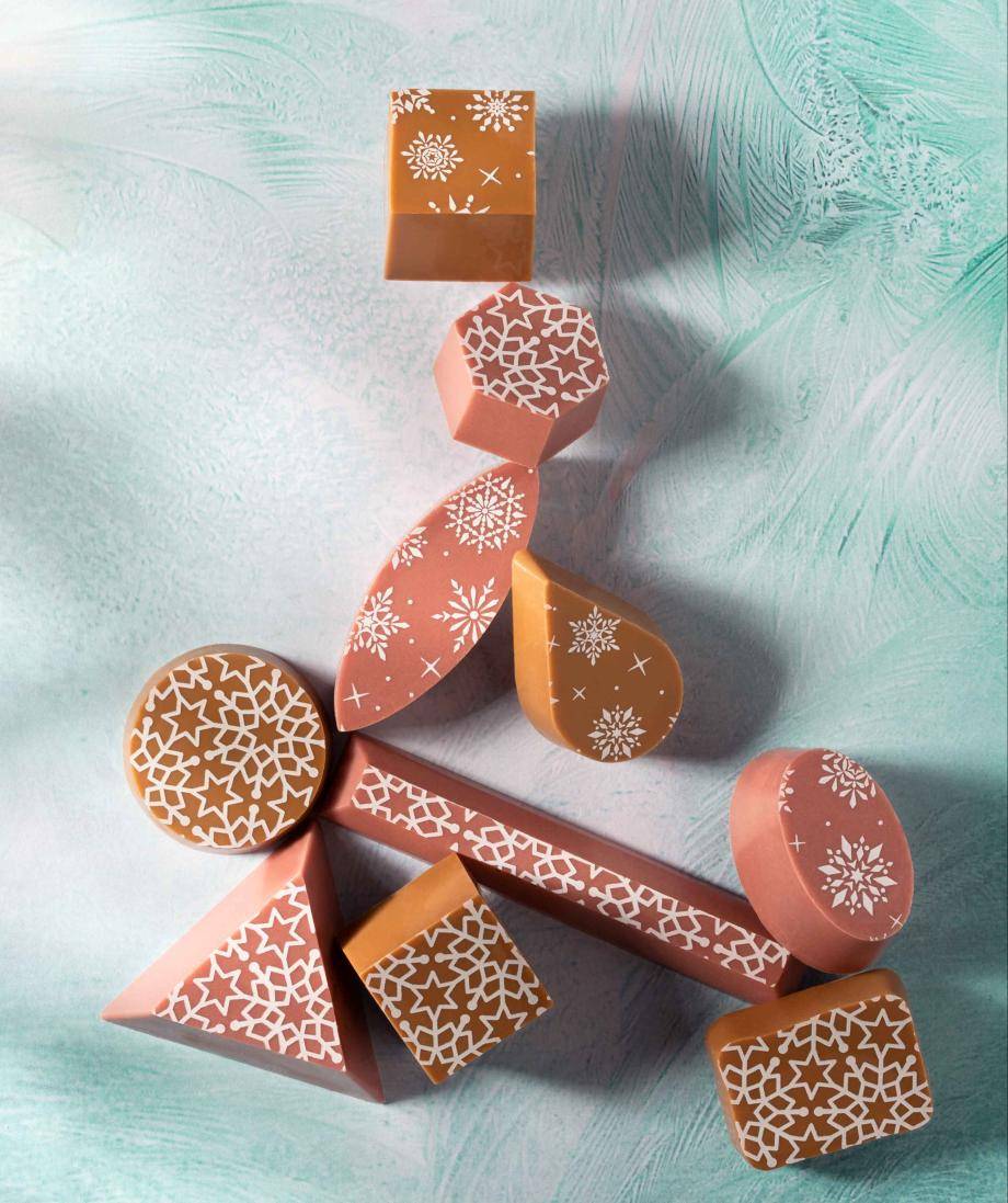 Christmas Ruby and Caramel Chocolate