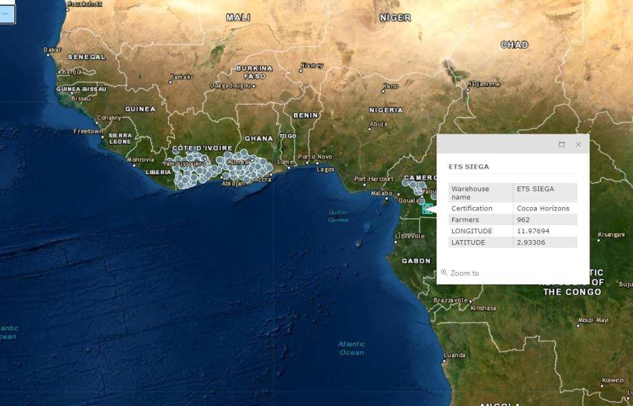 disclosing direct cocoa suppliers