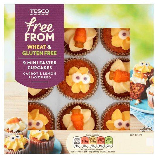 Tesco - Free From Mini Easter Cakes