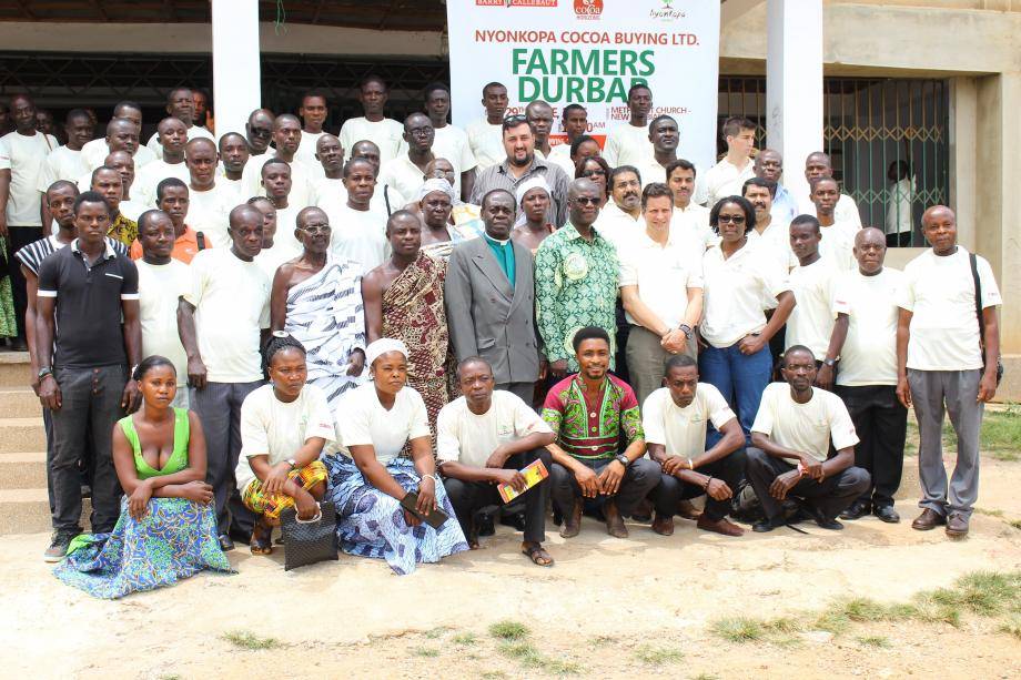 Cocoa Horizons team with Mr James Dyceo, CEO Operations COCOBOD