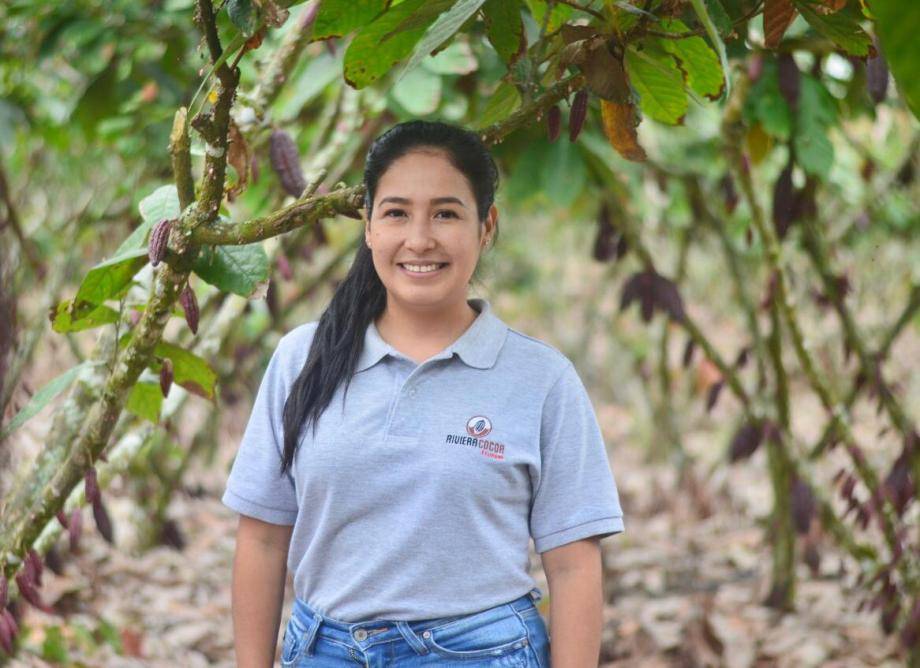 Jennifer, Cocoa Horizons coach and farmer