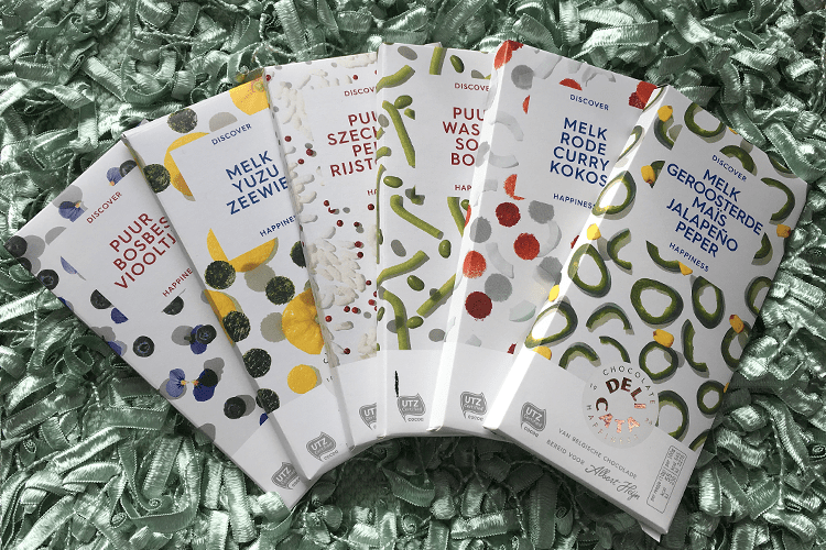 Delicata chocolate tablets