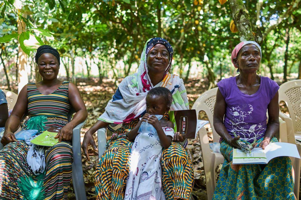 Female cocoa farmers