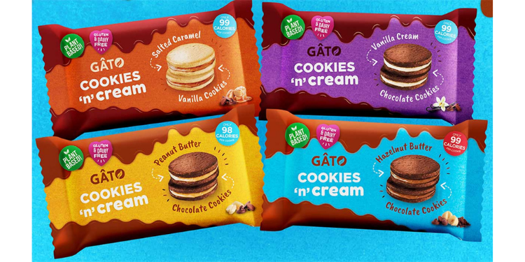 GATO (UK) - Plant based sandwich cookies