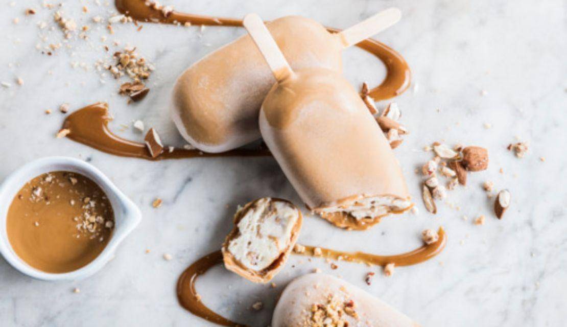 CARAMEL & ALMOND BUTTER ICE CREAM STICK
